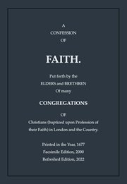Second london baptist confession of faith, refreshed cover image