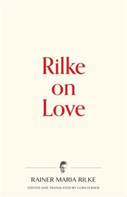 Rilke on love cover image