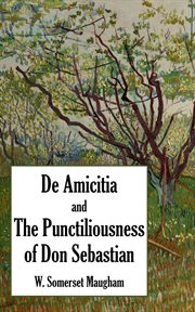 De amicitia and the punctiliousness of don sebastian cover image