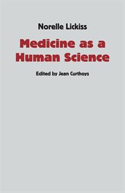 Medicine as a human science cover image