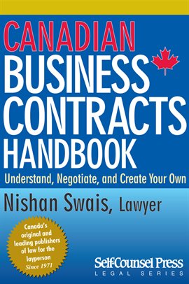 Image de couverture de Canadian Business Contracts Handbook