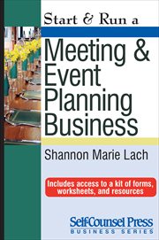 Start & run a meeting and event planning business cover image