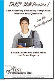 TASC skill practice : Test Assessing Secondary Completion practice test questions cover image