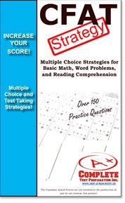 Cfat test strategy. Winning Multiple Choice Strategies for the Canadian Forces Aptitude Test cover image