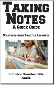 Taking notes - the complete guide cover image
