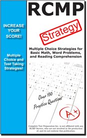 Master RCMP Multiple Choice : Reading, Math And Word Problem Multiple Choice Strategy cover image
