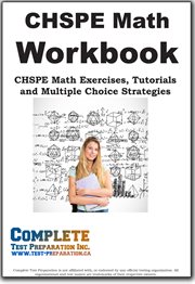 CHSPE Math Workbook cover image
