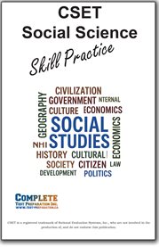 Cset Social Science Skill Practice : Math Practice, Tutorials And Multiple Choice Strategies cover image