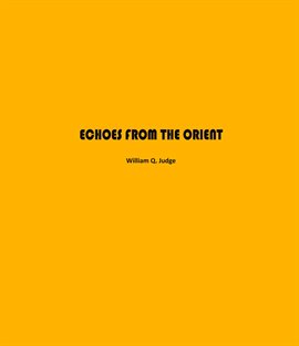 Cover image for Echoes From the Orient
