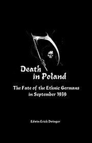 Death in poland. The Fate of the Ethnic Germans in September 1939 cover image