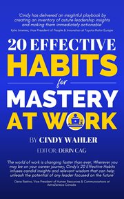 20 effective habits for mastery at work cover image