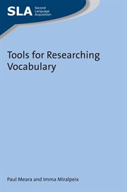 Tools for researching vocabulary cover image