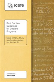 Best practice guidelines for doctoral programs cover image