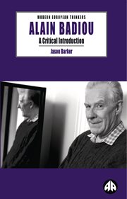 Alain Badiou : a critical introduction cover image