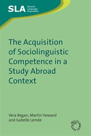 The acquisition of sociolinguistic competence in a study abroad context cover image