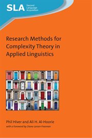 Research methods for complexity theory in applied linguistics cover image