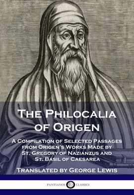 Cover image for The Philocalia of Origen
