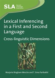 Lexical inferencing in a first and second language : cross-linguistic dimensions cover image