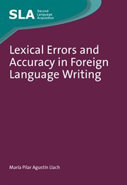 Lexical errors and accuracy in foreign language writing cover image