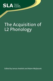 The acquisition of L2 phonology cover image