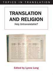 Translation and religion : holy untranslatable? cover image