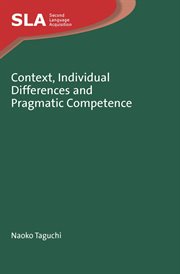 Context, individual differences and pragmatic competence cover image