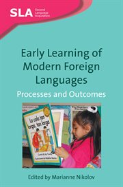 Early learning of modern foreign languages : processes and outcomes cover image