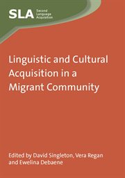 Linguistic and cultural acquisition in a migrant community cover image