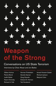 Weapon of the strong : conversations on US state terrorism cover image