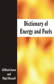Dictionary of energy and fuels cover image