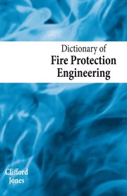Dictionary of fire protection engineering cover image