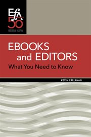 Ebooks and editors. What you need to know cover image