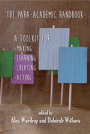 The para-academic handbook : a toolkit for making-learning-creating-acting cover image
