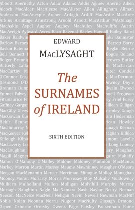Cover image for The Surnames of Ireland