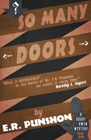 So many doors. A Bobby Owen Mystery cover image