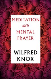 Meditation and mental prayer cover image
