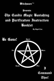 The candle magic banishing and purification instruction booklet cover image
