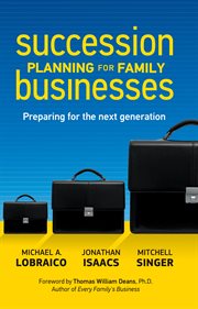 Succession planning for family businesses preparing for the next generation cover image