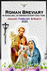 The roman breviary. in English, in Order, Every Day for January, February, March 2020 cover image