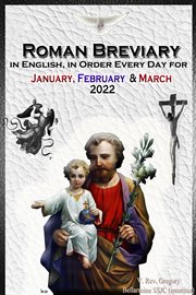 The roman breviary. in English, in Order, Every Day for January, February, March 2022 cover image