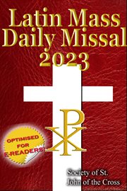 The latin mass daily missal 2023 cover image