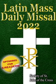 The latin mass daily missal 2022 cover image