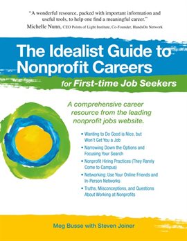 Cover image for The Idealist Guide to Nonprofit Careers for First-time Job Seekers