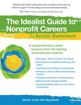 Cover image for The Idealist Guide to Nonprofit Careers for Sector Switchers