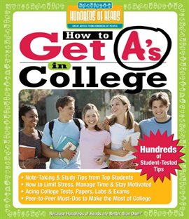 Cover image for How To Get A's In College