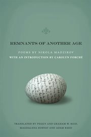 Remnants of another age: poems cover image