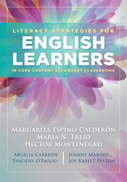 Literacy Strategies for English Learners in Core Content Secondary Classrooms cover image