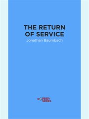 The return of service cover image