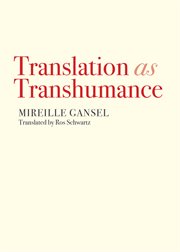 Translation as transhumance cover image