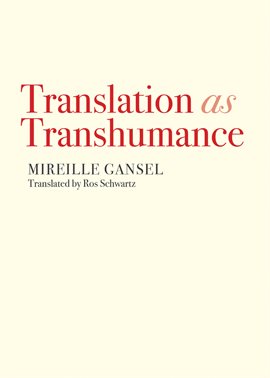 Cover image for Translation as Transhumance